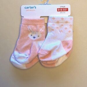 Two pack baby socks